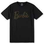 GOLD SPANGLE Barbie - Unisex Round Neck Regular Fit 100% Combed Cotton Half Sleeve T-Shirt