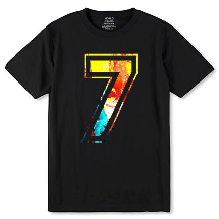 7th Alphabet Adventure TShirt - Unisex Round Neck Regular Fit 100% Combed Cotton Half Sleeve T-Shirt