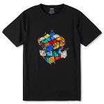 Artistic cube - Unisex Round Neck Regular Fit 100% Combed Cotton Half Sleeve T-Shirt