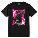 Ready Anime Motorcycle - Unisex Round Neck Regular Fit 100% Combed Cotton Half Sleeve T-Shirt